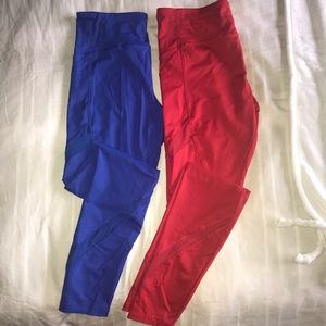 Forever 21 mesh legging bundle